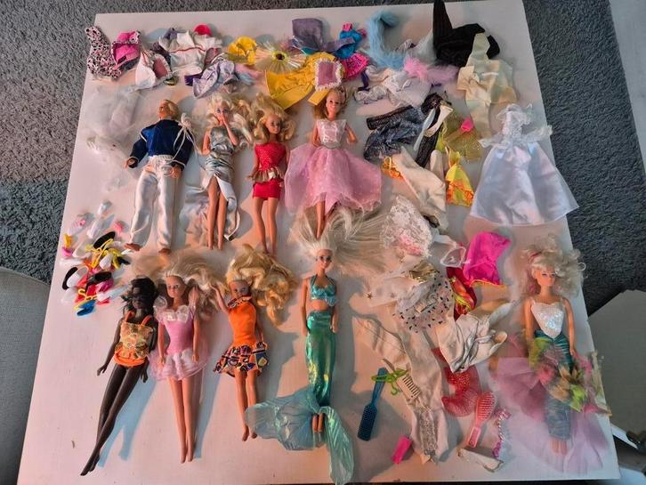 Barbie - Shillmann Set 70s 80s Vintage, Kinderen en Baby's, Speelgoed | Poppen, Gebruikt, Barbie, Ophalen of Verzenden