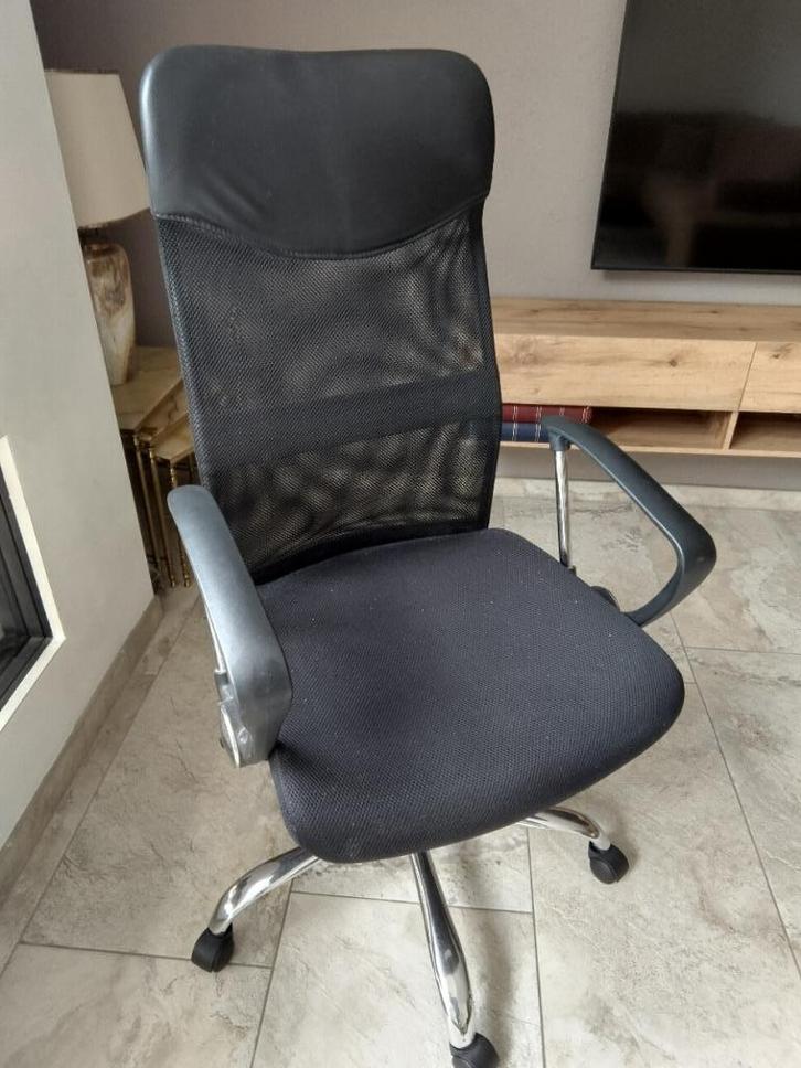 Bureaustoel ref;d439, Huis en Inrichting, Bureaustoelen, Gebruikt, Bureaustoel, Zwart, Ergonomisch, Ophalen