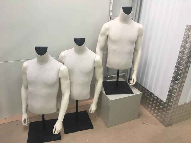 Etalagepop ""Hans Boodt"" torso man paspop, Hobby en Vrije tijd, Naaien en Fournituren, Paspop, Ophalen of Verzenden