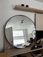 Ikea spiegel rond zwart Lindbyn, Huis en Inrichting, Woonaccessoires | Spiegels, Ophalen, Rond, Zo goed als nieuw, 75 tot 100 cm