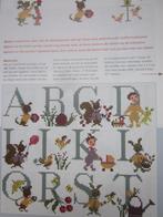 Groot ABC borduur telpatroon voor babies en peuters, Ophalen of Verzenden, Nieuw, Handborduren, Patroon