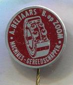 A. Beljaars Bergen op Zoom blik speldje ( F_128 ), Verzamelen, Speldjes, Pins en Buttons, Verzenden, Zo goed als nieuw, Transport