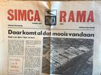 SIMCA krant, RAI editie 1963, Ophalen of Verzenden, Zo goed als nieuw, Overige merken