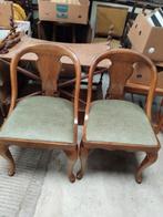 Twee antiek eiken stoelen 19e eeuw, Antiek en Kunst, Ophalen