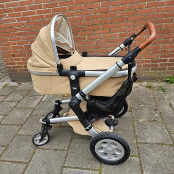 Joolz day sand zandkleur leer handvat parasol regenscherm  beschikbaar voor biedingen