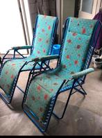 2 Lafuma relax stoelen vintage, Campingstoel, Zo goed als nieuw
