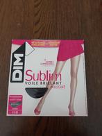 Dim sublim voile brillant 15d zwarte panty maat 4, Verzenden, Nieuw, Zwart, Panty