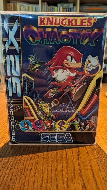 Knuckles Chaotix voor de Sega Mega Drive 32x beschikbaar voor biedingen
