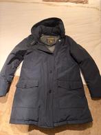 Herenjas Woolrich donkerblauw maat L, Kleding | Heren, Jassen | Winter, Ophalen of Verzenden, Zo goed als nieuw, Woolrich, Maat 48/50 (M)
