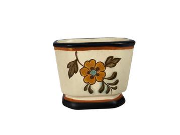 Flora Gouda Plateel Holland - Handwerk - model 969 - 70s beschikbaar voor biedingen