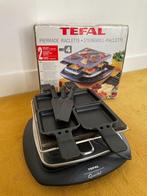 Raclette en steengrilplaat met pannetjes van Tefal, Witgoed en Apparatuur, Gourmetstellen, Gebruikt, 4 t/m 7 personen, Ophalen