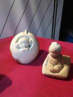 4 x Witte Stenen beeldjes, Ophalen of Verzenden, Zo goed als nieuw, Dier