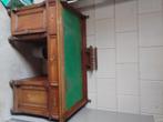 Authentiek bureau met groen vilt, Huis en Inrichting, Ophalen, Gebruikt, Bureau