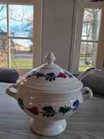 Boerenbont soepterrine met lepel, Antiek en Kunst, Ophalen