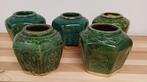 5 Chinese Gember Potjes, Antiek en Kunst, Antiek | Porselein, Ophalen of Verzenden