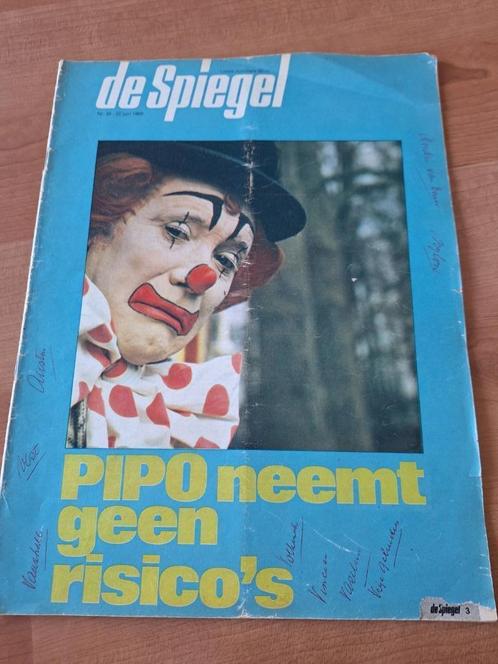 De Spiegel 1968 Pipo de Clown Robert Kennedy, Verzamelen, Tijdschriften, Kranten en Knipsels, Tijdschrift, Nederland, 1960 tot 1980