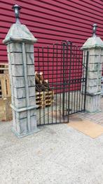 Groot Halloween kasteelpoort poort dracula met verlichting, Ophalen, Met poort, Kunststof, Zo goed als nieuw
