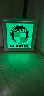 Puch service lichtbak led brommer reclame mancave garage, Ophalen of Verzenden, Zo goed als nieuw, Lichtbak of (neon) lamp