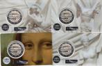 4x 2 euro Frankrijk 2025 - Louvre Museum - Set BU Coincards, Verzenden, Frankrijk, 2 euro, Setje