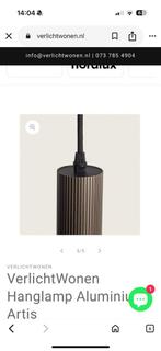 2 prachtige hanglampen van Ledkia in de kleur brons, Ophalen of Verzenden, Nieuw, Overige materialen, Minder dan 50 cm