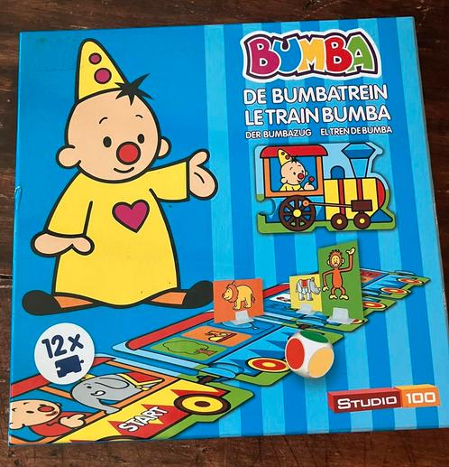 De Bumbatrein Bumba spel Studio 100, Kinderen en Baby's, Speelgoed | Educatief en Creatief, Zo goed als nieuw, Bouwen, Puzzelen