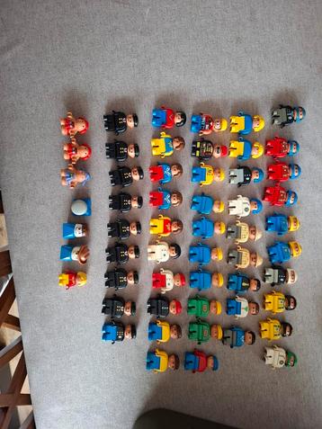 55 Vintage Duplo Poppetjes Figuren beschikbaar voor biedingen