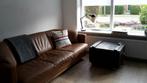 Design leren bank Leolux, Huis en Inrichting, Ophalen, Gebruikt, Driepersoons, Rechte bank