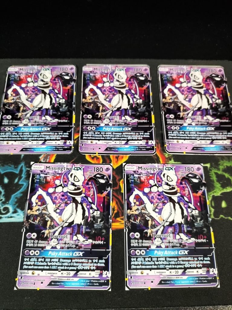 Missingtwo GX Kaarten, Ophalen of Verzenden, Zo goed als nieuw, Losse kaart, Foil