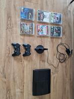 Playstation 3 met 6 games, 2 controllers en oplaadstation, Spelcomputers en Games, Spelcomputers | Sony PlayStation 3, Ophalen of Verzenden