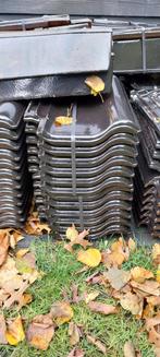 Nelskamp F12u Zwarte Dakpannen, Doe-het-zelf en Verbouw, Dakpannen en Dakbedekking, Ophalen, Gebruikt, Steen of Klei, Zwart