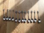 12 Zilveren theelepeltjes, Hollands motief, gemerkt., Antiek en Kunst, Ophalen of Verzenden