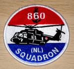 Marine Luchtvaartdienst MLD squadron 860 patch - nieuw, Ophalen of Verzenden, Marine, Nederland, Embleem of Badge