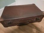 Bruine koffer antiek / vintage / retro, Gebruikt, Ophalen of Verzenden