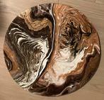 Muurcirkel geschilderd Abstract, Antiek en Kunst, Kunst | Schilderijen | Abstract, Ophalen of Verzenden