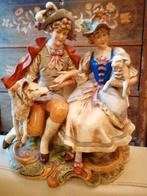 Antiek porseleine beeld, Ophalen of Verzenden