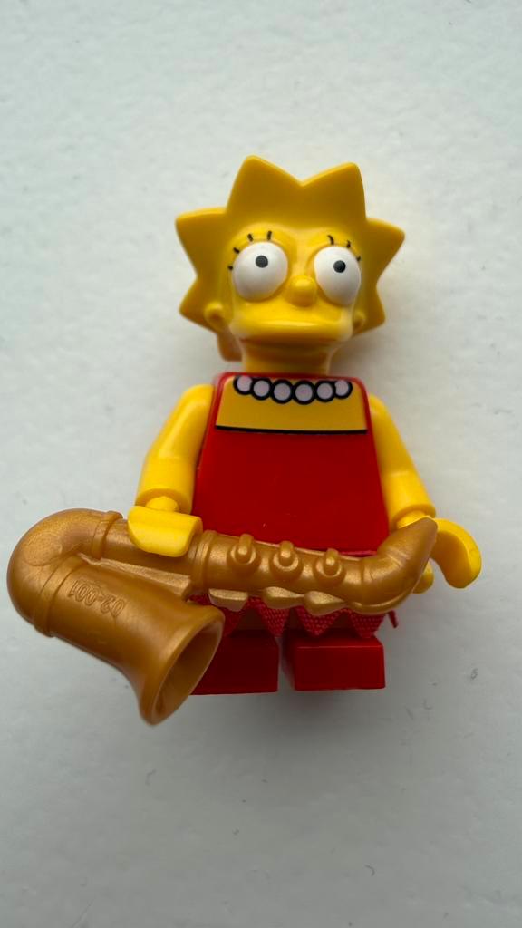 Lego Lisa Simpson met saxofoon Colsim-4, Kinderen en Baby's, Speelgoed | Duplo en Lego, Zo goed als nieuw, Ophalen