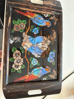 Zeldzaam Dienblad met Echte Vlinders Kunstwerk uit Brazilië, Ophalen of Verzenden