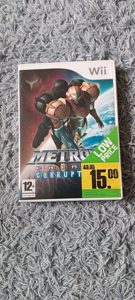 Metroid Prime 3: Corruption - Wii, Spelcomputers en Games, Games | Nintendo Wii, Gebruikt, Avontuur en Actie, 1 speler, Vanaf 12 jaar
