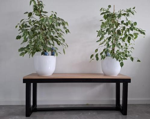 Handgemaakte tuinbank met douglashouten zitting, Tuin en Terras, Tuinbanken, Nieuw, Hout, Ophalen