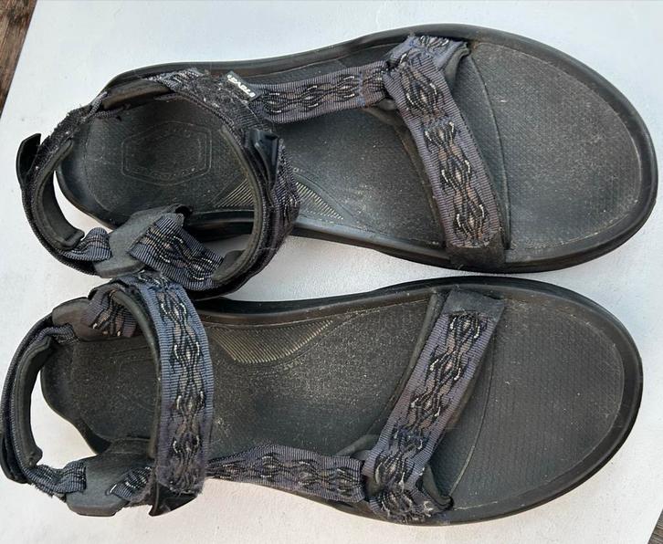 Teva Slippers - Maat 49.5, Kleding | Heren, Schoenen, Gedragen, Slippers, Zwart, Ophalen