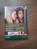 Gemotiveerd leren en lesgeven - ISBN 9789046907337, Boeken, Studieboeken en Cursussen, Ophalen of Verzenden, Gelezen, HBO, Anje Ros, Jos Castelijns, Anne-Marieke van Loon, Kris Verbeeck