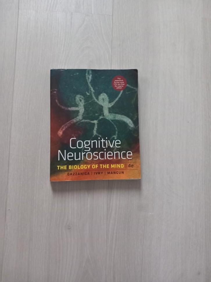 Cognitive Neuroscience: Biology of the Mind, Boeken, Studieboeken en Cursussen, Gelezen, WO, Beta, Ophalen of Verzenden