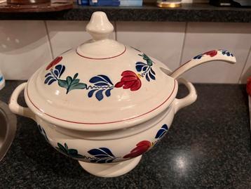 Boerenbont servies onderdelen van Boch beschikbaar voor biedingen