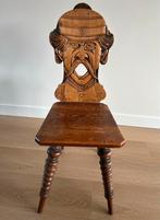 Unieke Gaper Stoel - Houten Stoel met Karakter, Antiek en Kunst, Ophalen