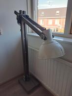 industrieel hout, metaal, Huis en Inrichting, Lampen | Vloerlampen, Ophalen, Gebruikt, Metaal