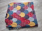 bedrukte tricot aziatische figuren stof lap, Ophalen, Overige materialen, Overige kleuren, 120 cm of meer
