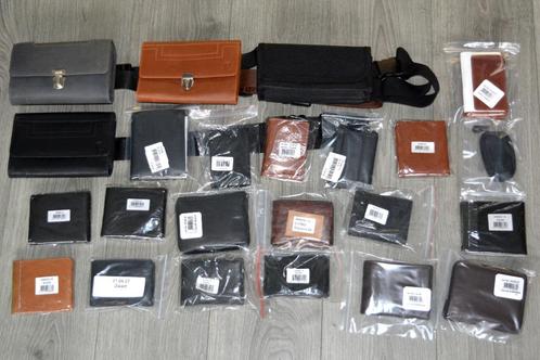 Partij klein lederwaren - Ruim 81 stuks, Sieraden, Tassen en Uiterlijk, Portemonnees, Nieuw, Overige merken, Leer, Ophalen of Verzenden