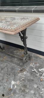 Antiek granieten tuintafel met gietijzer onderstel, Ophalen