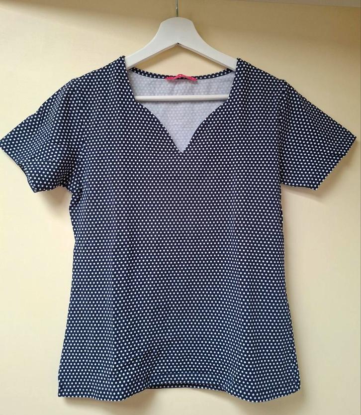 T-shirt Lien en Giel maat M, Kleding | Dames, T-shirts, Zo goed als nieuw, Maat 38/40 (M), Blauw, Korte mouw, Ophalen of Verzenden