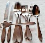 Inoxa klassiek bestek gladde handvatten, Ophalen of Verzenden, Gebruikt, Rvs of Chroom